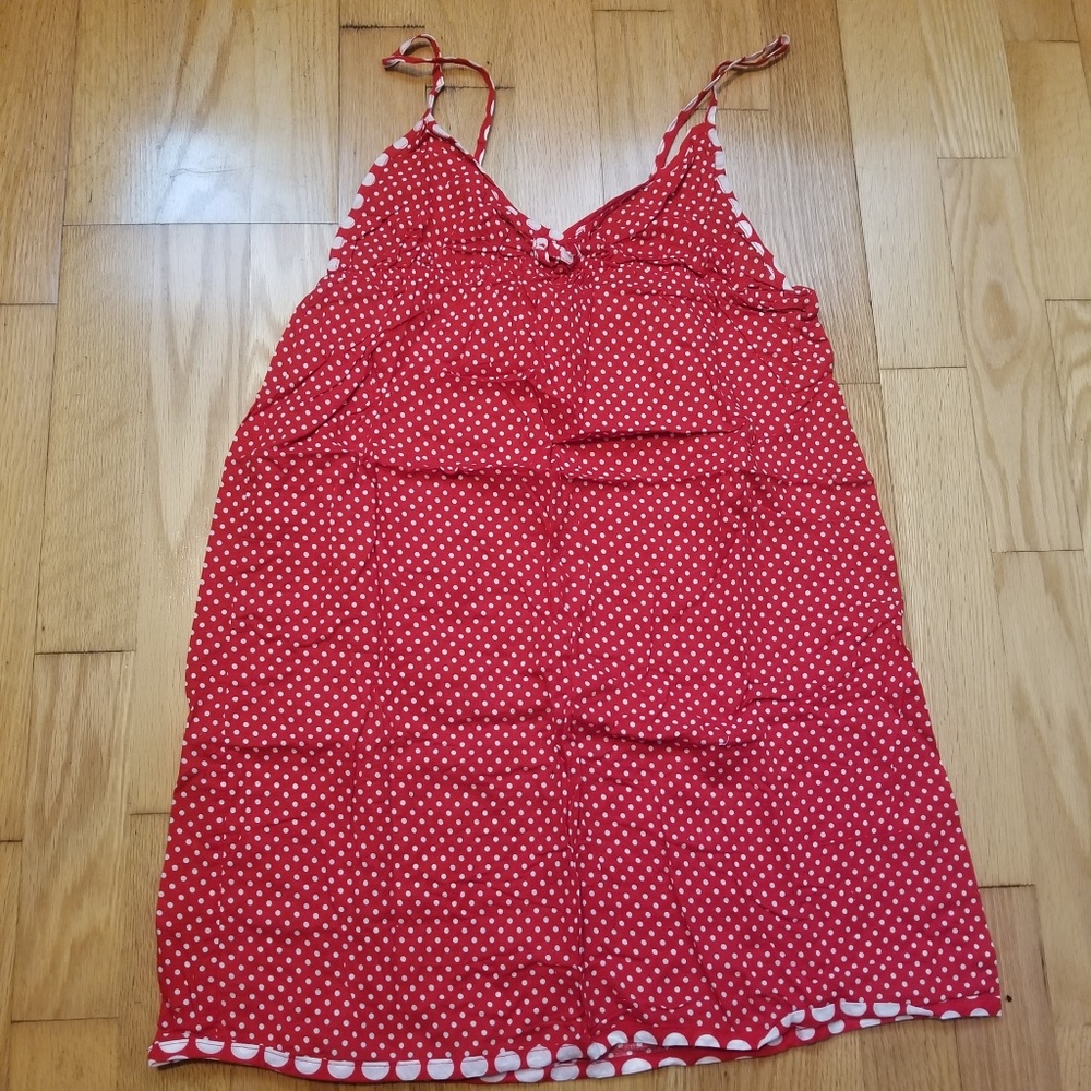 Love Notes Polka Dot Retro Summer Tank Top